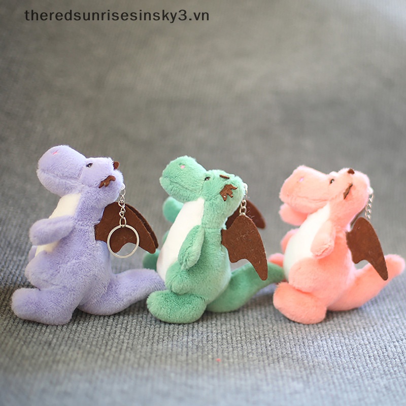 1 Móc Khóa Hình Khủng Long Nhồi Bông Dễ Thương