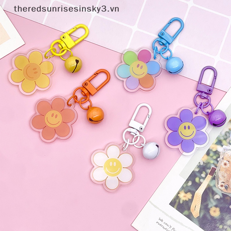 # # Móc Khóa Xe Hơi / Ba Lô / Mặt Cười / Bông Hoa Nhiều Màu Sắc Thời Trang