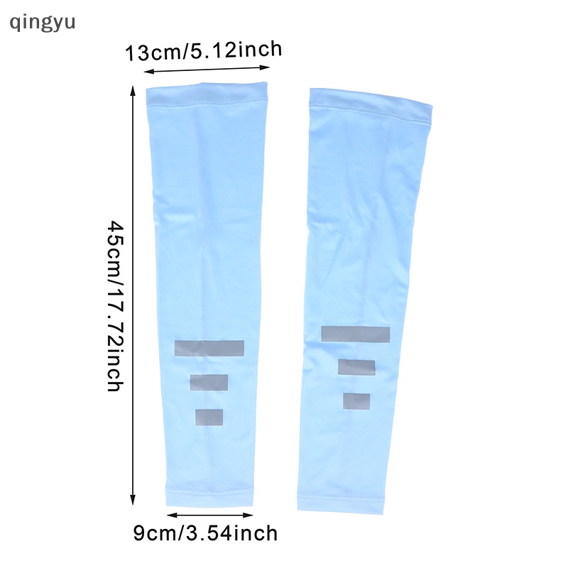 Bộ 2 Găng Cánh Tay Bằng Lụa Lạnh Thoáng Khí Chống Tia UV Dành Cho Nữ