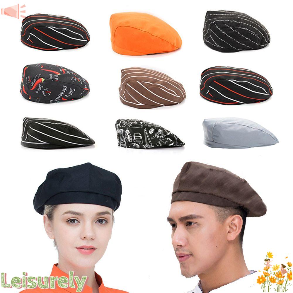 LEILY Mũ Beret Đầu Bếp Hình Tròn