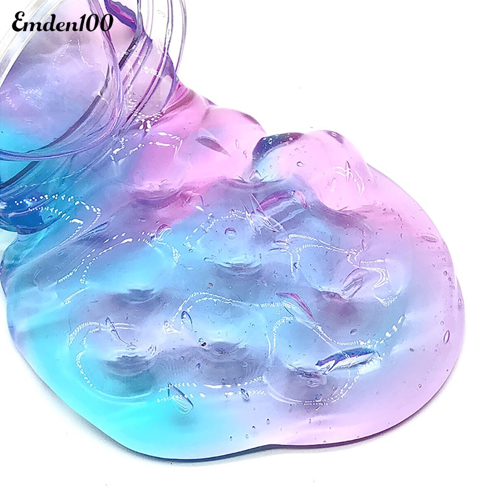 [EMDEN] Đồ Chơi Chất Nhờn Pha Lê Trong Suốt Đầy Màu Sắc Giảm Căng Thẳng Cho Trẻ Em