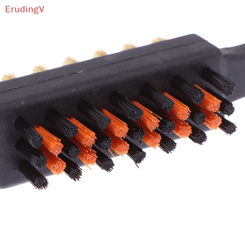 Bàn Chải Nylon 2 Mặt Có Dây Kéo Vệ Sinh Gậy Đánh Golf Có Thể Thu Gọn