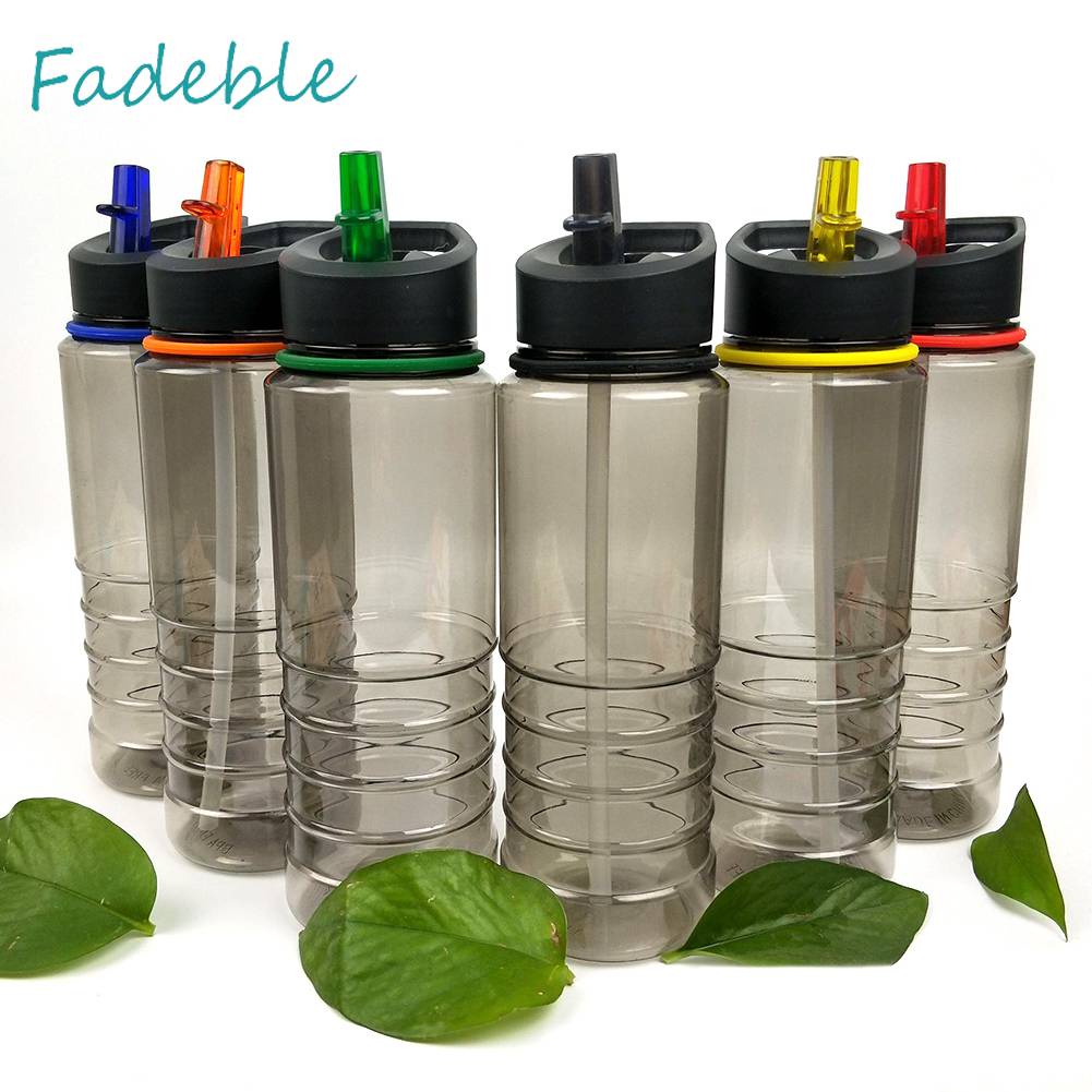 Bình Nước 800ML Kèm Ống Hút Có Thể Tái Sử Dụng