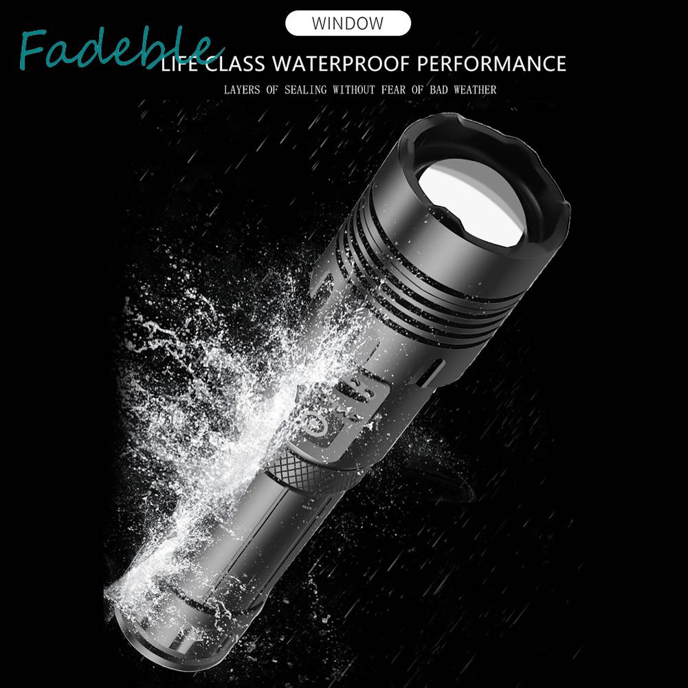 Đèn Pin XHP70 / XHP160 COB LED 1500LM / 1800LM Chống Thấm Nước IPX4 Sạc USB Tiện Dụng