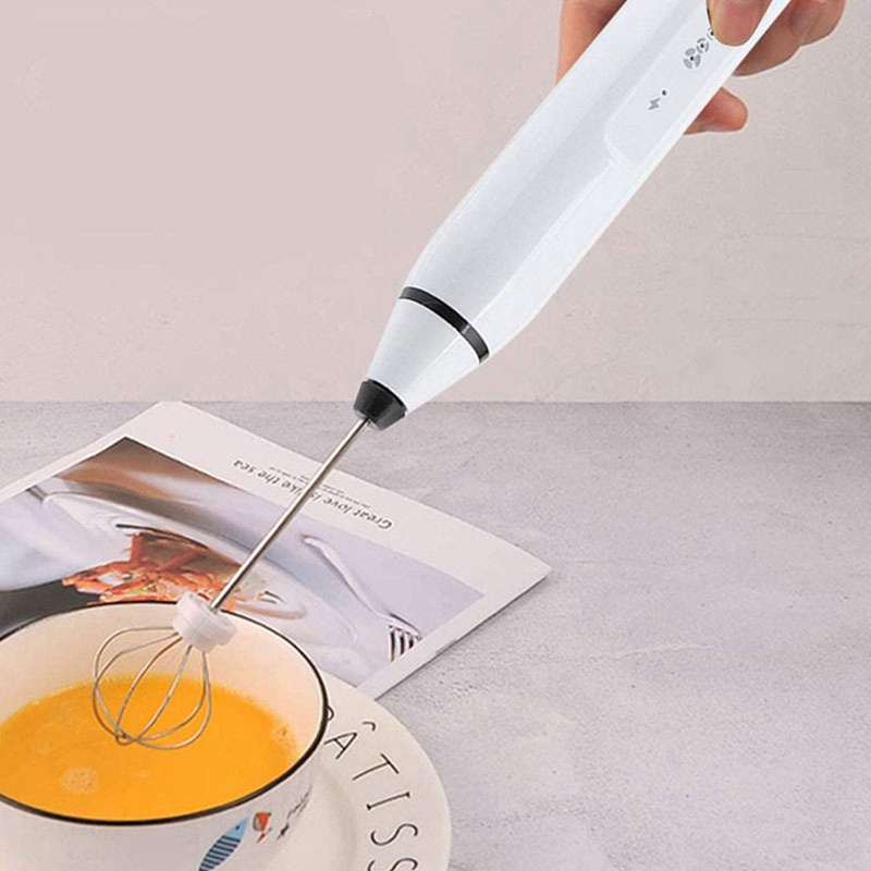 Máy Đánh Sữa Tạo Bọt Cappuccino Màu Trắng