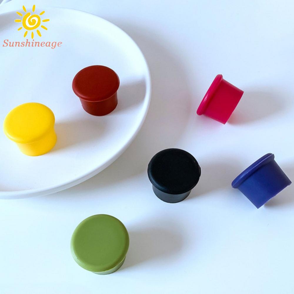 Bộ 6 Nút Đậy Chai Rượu Bằng Silicone