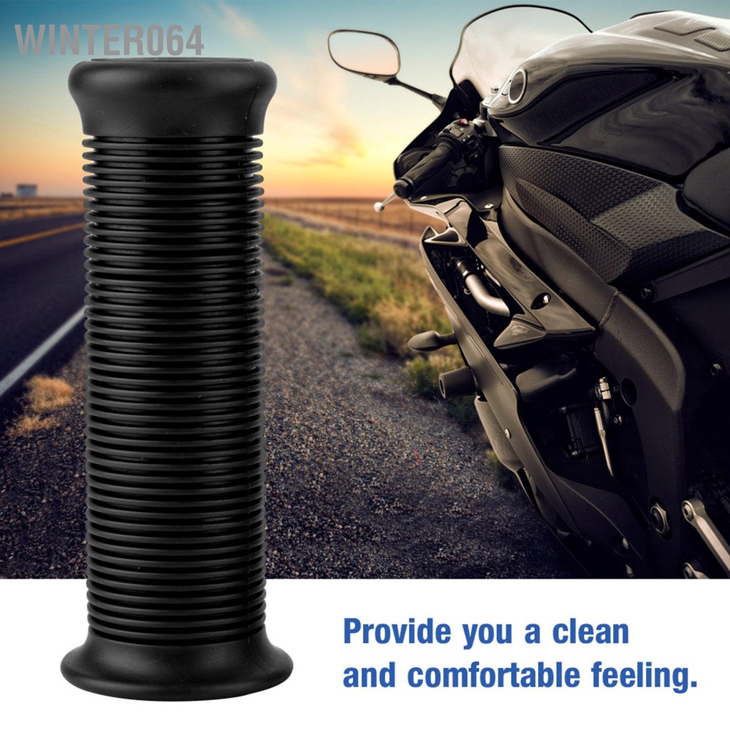 Winter064 Cặp 1inch 25mm/ 1.1inch 28mm Universal Motorcycle Vintage TPU Handlebar Grip
