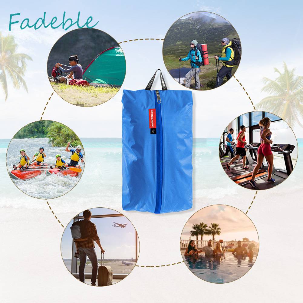 Túi Đựng Giày Siêu Nhẹ Có Khóa Kéo Tiện Dụng