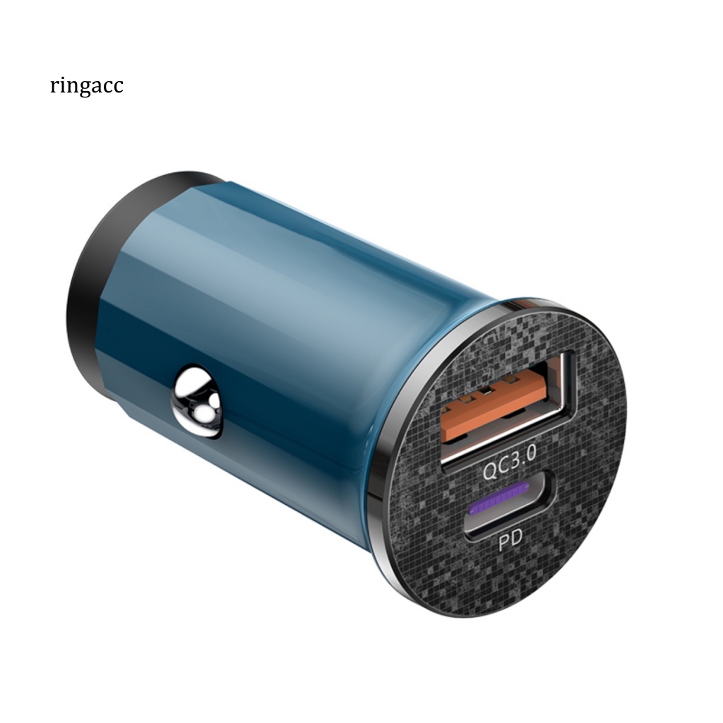 Tẩu Sạc Điện Thoại Nhanh 48W QC30 Mini USB Type-c PD Cho Xe Hơi