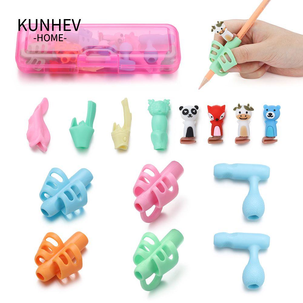 KUNHEV Tay Cầm Gắn Bút Chì Viết Cho Trẻ Em