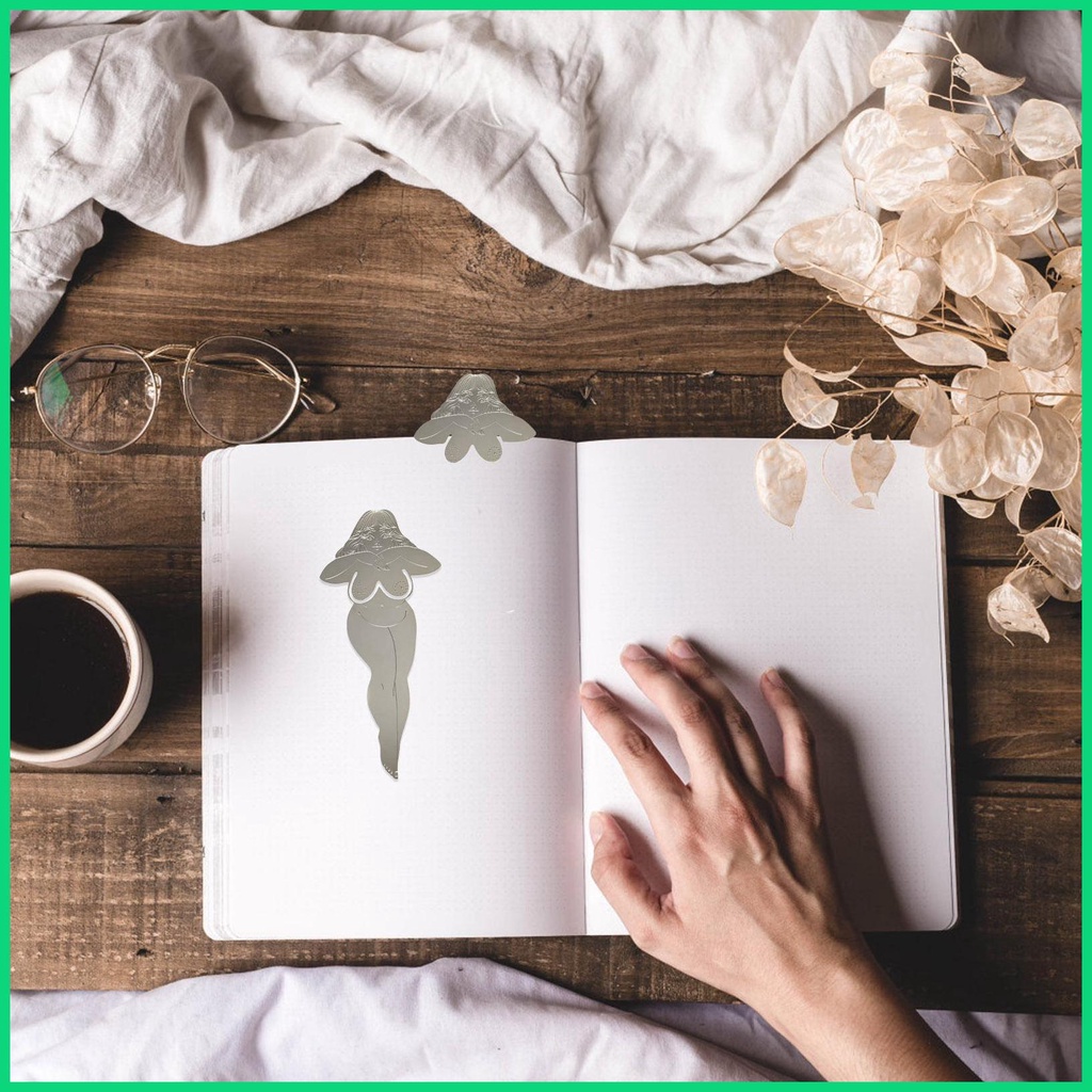 Thẻ Đánh Dấu Trang Sách Bằng Kim Loại Mỏng Tông Vàng Đồng Vui Nhộn Cho Nam Và Nữ jiwvn