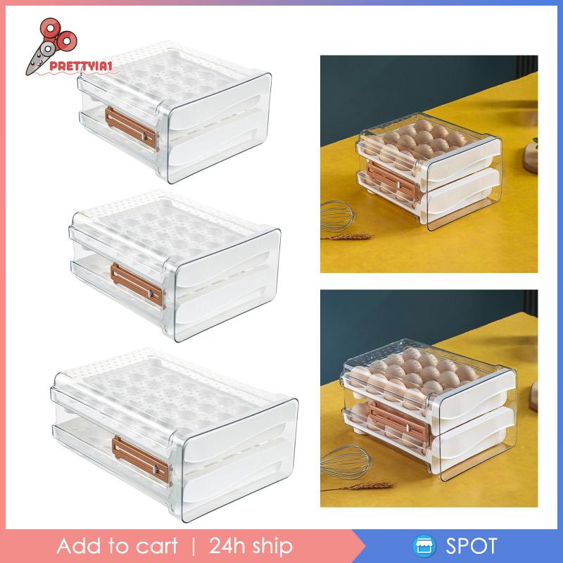 Hộp Đựng Trứng Sức Chứa Lớn Tiện Dụng Cho Tủ Lạnh / Nhà Bếp