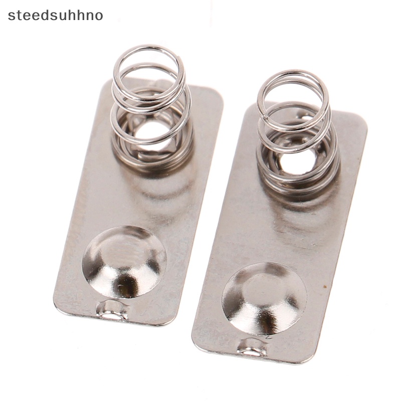 Set 10 Lò Xo Kim Loại Màu Bạc 21x9mm Thay Thế Chuyên Dụng hhno