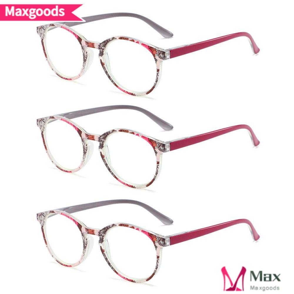 MAXG Kính Đọc Sách Gọng Siêu Nhẹ Phong Cách Vintage Thanh Lịch Thời Trang