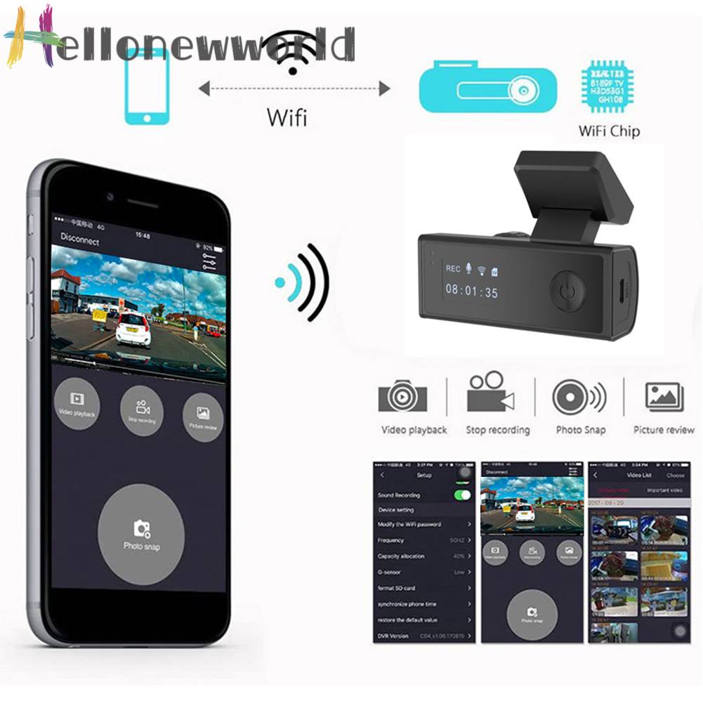 Camera Ghi Hình HD 1080P Cho Xe Ô Tô