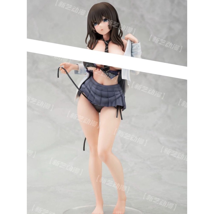 Mô Hình Nhân Vật Nữ Anime Motaro Hai Chiều Màu Đen Để Bàn Trang Trí