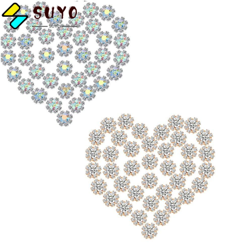 SUYO Khóa Cài Hành Lý Hình Hoa Hướng Dương Đính Đá Phong Cách Retro