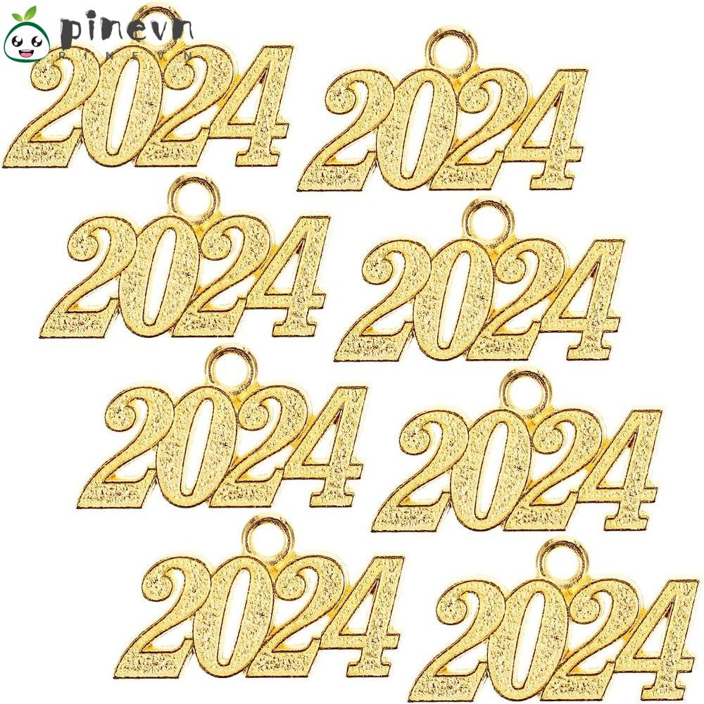 PINEVN Set 50 Mặt Dây Chuyền Hình Nón Tốt Nghiệp Năm Mới 2024