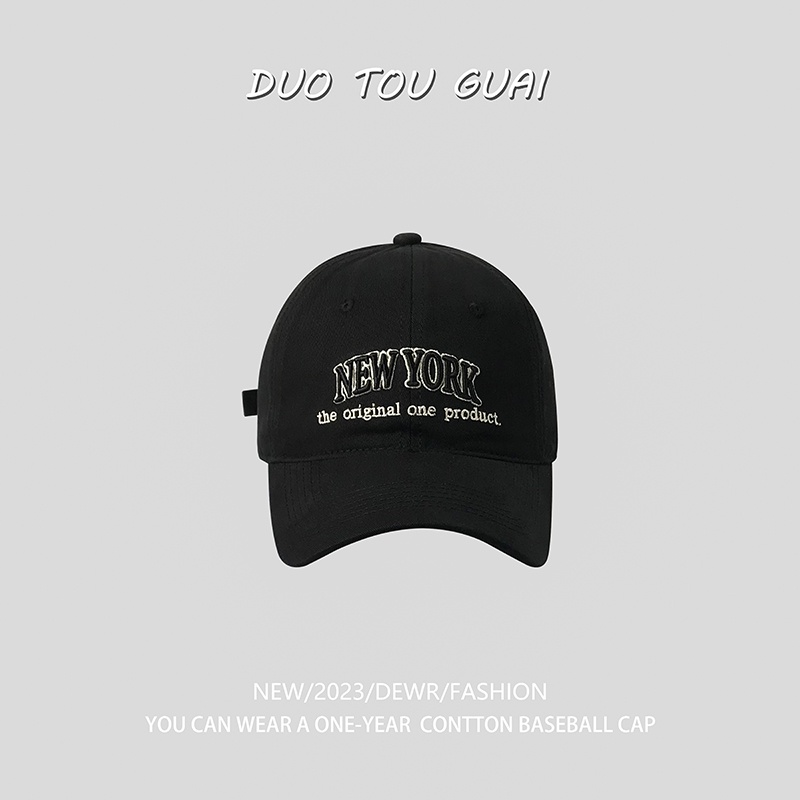 Mũ Lưỡi Trai Chống Nắng Mềm Mại Phong Cách Retro Mỹ Thời Trang Mùa Hè 2023