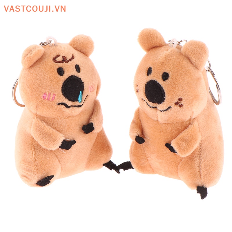 1 Móc Khóa Hình Gấu Nhồi Bông 10cm Tự Làm Dễ Thương