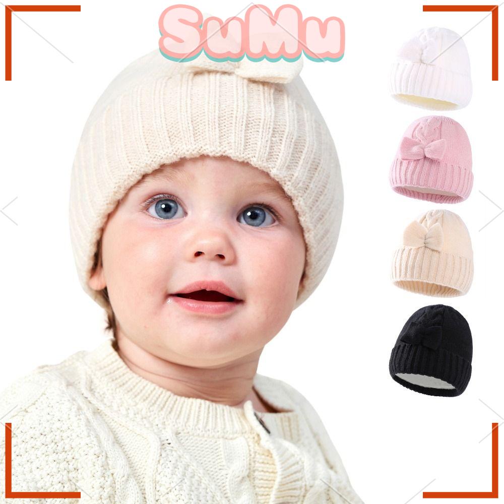 SUMU Mũ beanie Màu Sắc Nhã Nhặn Dành Cho Bé