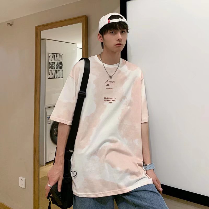 Áo Thun Tay Ngắn Dáng Rộng Chất Liệu Cotton Thời Trang Mùa Hè Cho Nam 300g