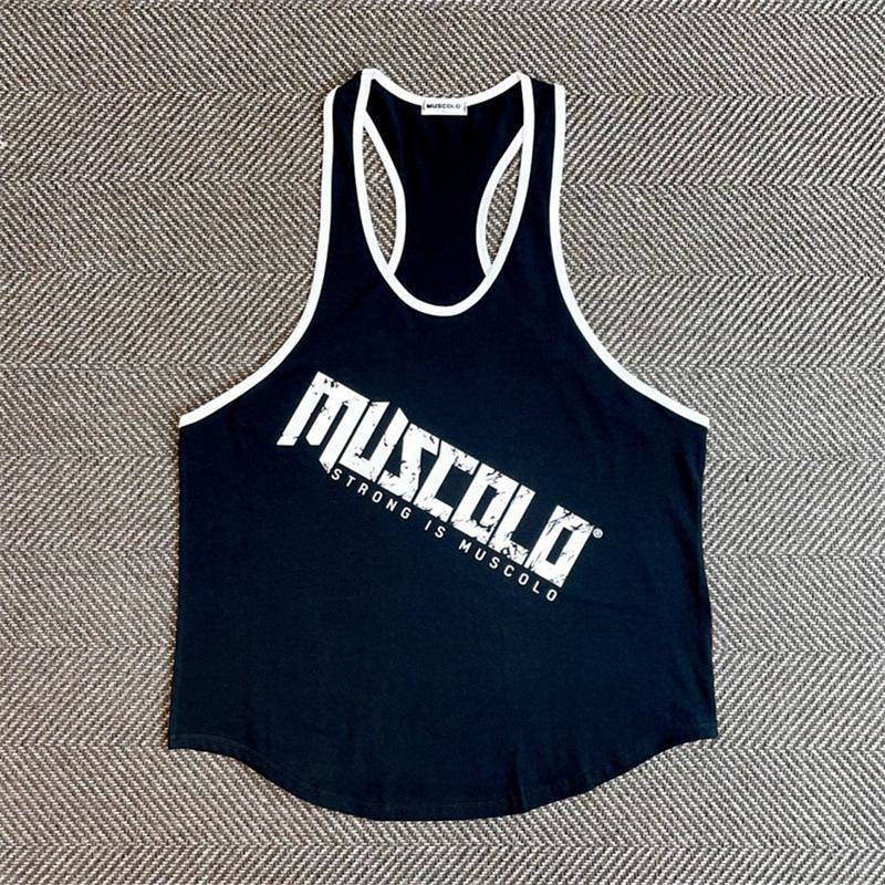 2023 Summer New Sports Vest Men's Running Workout Sleeveless Training Wear Elastic Breathable Trendy Casual Top 7sA7