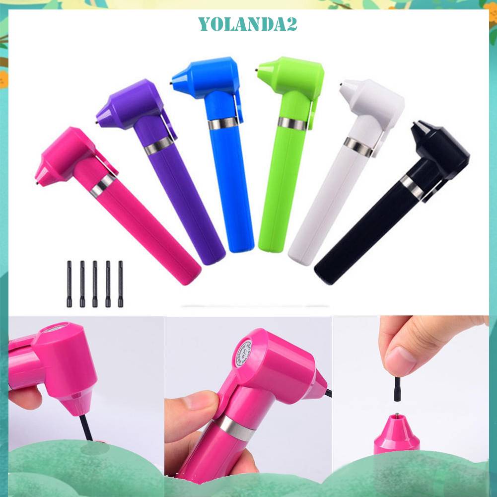 Máy Xay Mực Xăm Điện Tử Kèm 5 Que Màu Sắc