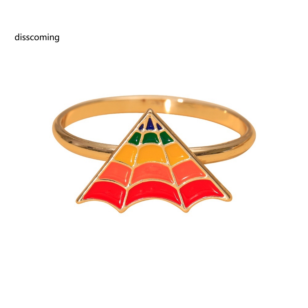 Áo Khoác SL SL Kiểu Dáng Trẻ Trung Năng Động| Vòng Nhẫn Khóa Khăn Ăn Bằng Hợp Kim Màu Cầu Vồng Phong Cách Phương Tây