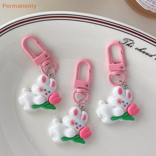 Móc Khóa Hình Thỏ Mini Dễ Thương