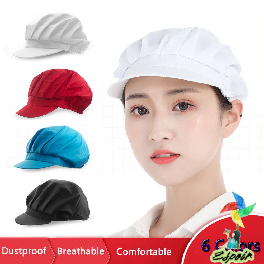 ESPO Mũ Đầu Bếp Phối Lưới Có Thể Điều Chỉnh Kích Cỡ