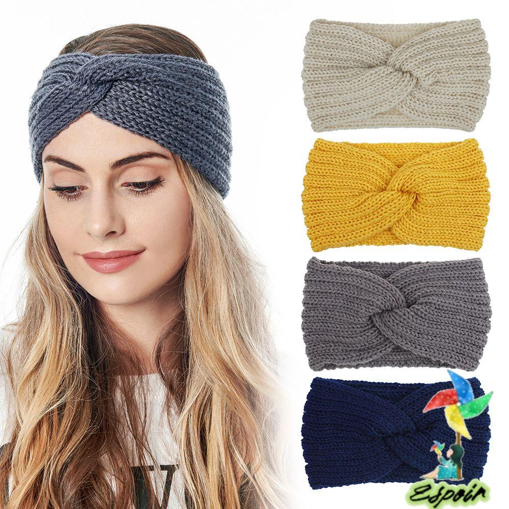 ESPO Băng Đô Dệt Kim Giữ Ấm Tai Thiết Kế Mới Thời Trang Dành Cho Mùa Thu