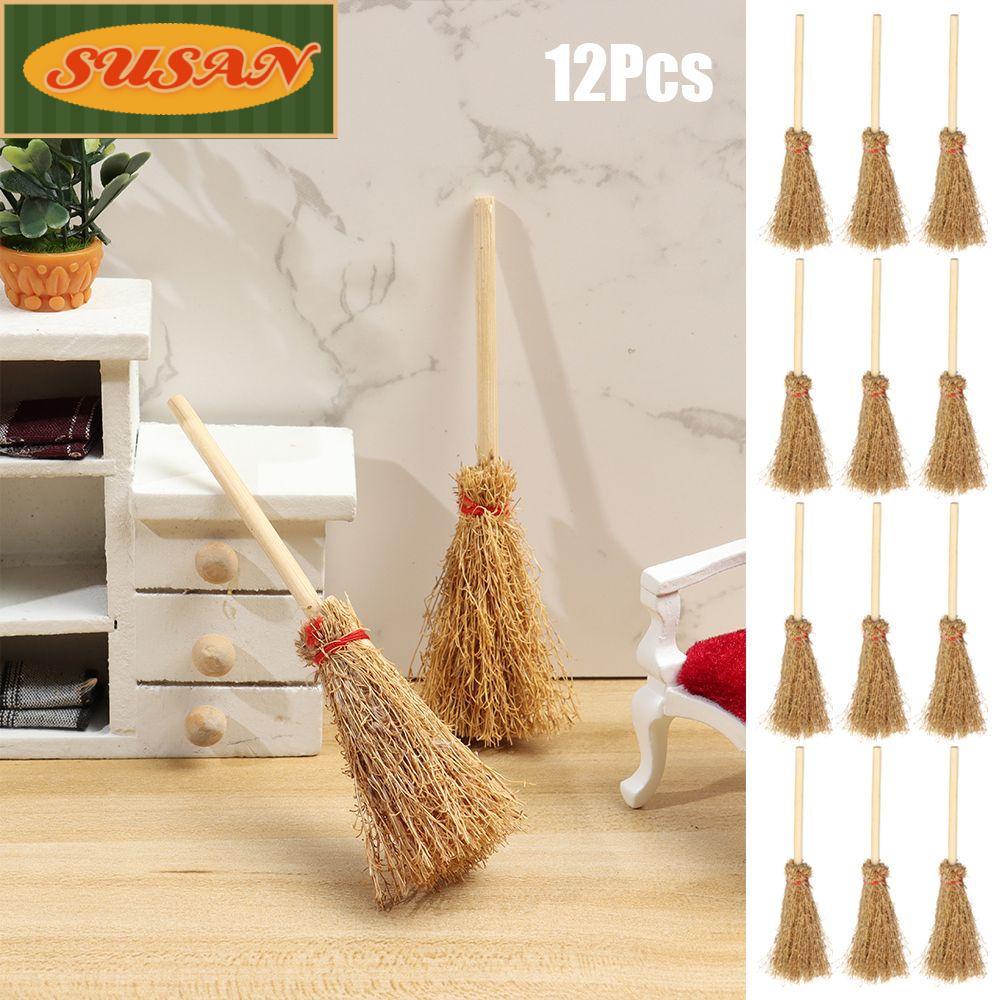 SUSANS Chổi Và Đồ Chơi Mini Dùng Để Trang Trí Nhà Búp Bê