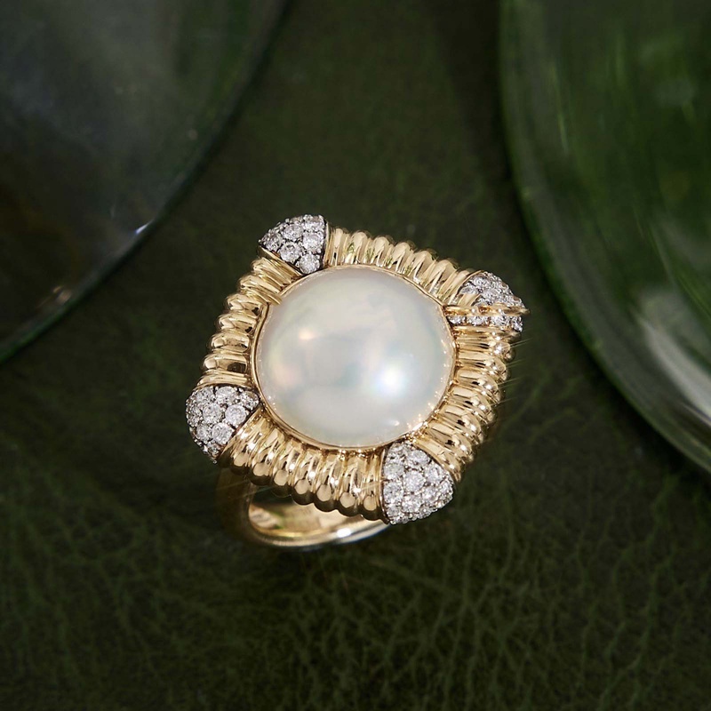 Ygt Bộ Khuyên Tai Đính Ngọc Trai Trắng Phong Cách Ý Cổ Điển Sang Trọng Thời Trang Cho Nữ