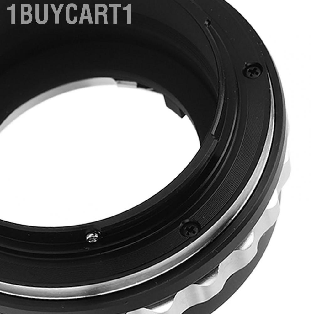 1buycart1 Metal Lens Adapter  Manual Focus Mount Full Control Aluminum Alloy Apply Matting Paint for RF Bayonet
