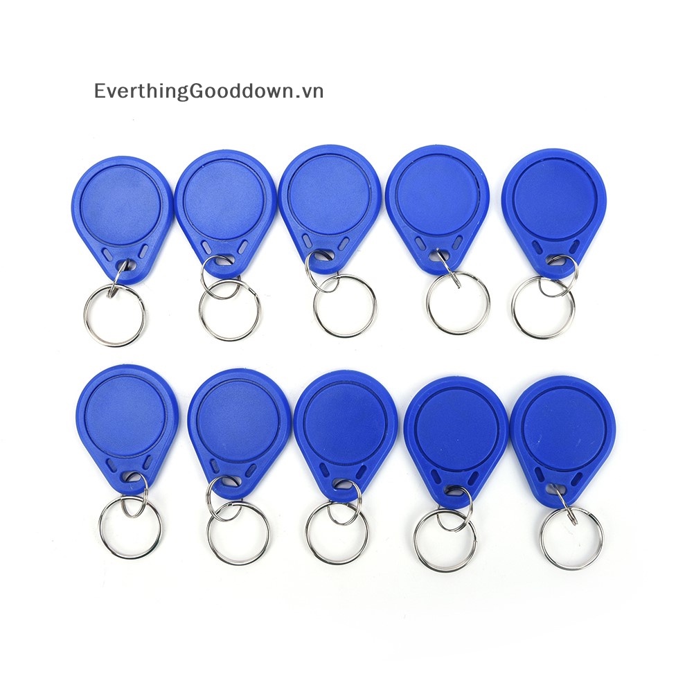 Everthinggooddown 10 Cái / Lốc 13.56MHz RFID IC Keyfobs Token Móc Khóa