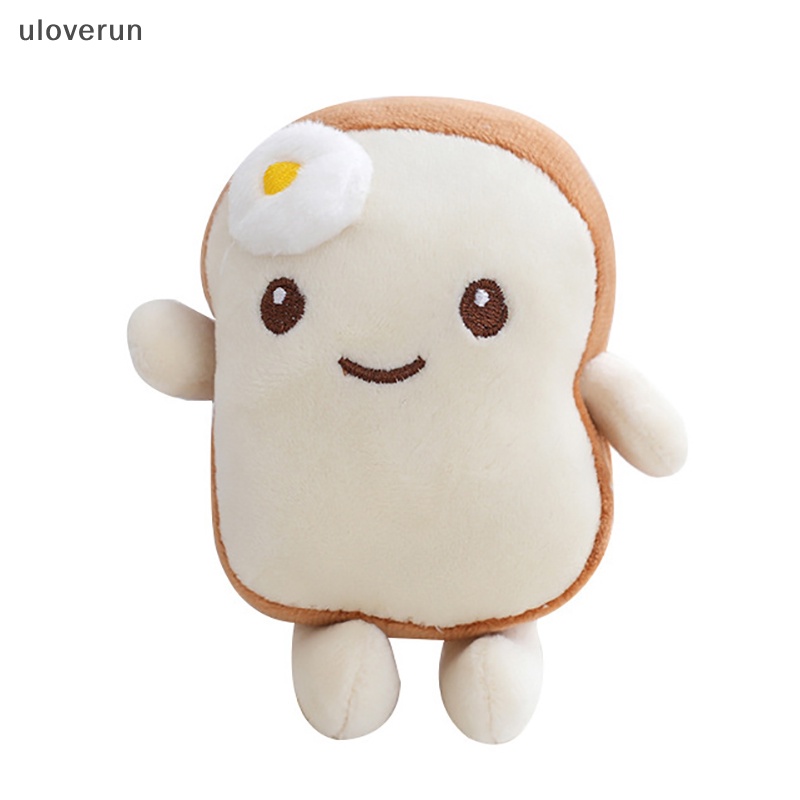 1 Móc Khóa Hình Bánh Mì Nhồi Bông 12cm Đáng Yêu