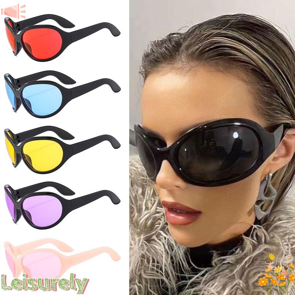 LEILY Kính Mát Oversize Chống Tia UV400 Cho Cả Nam Và Nữ