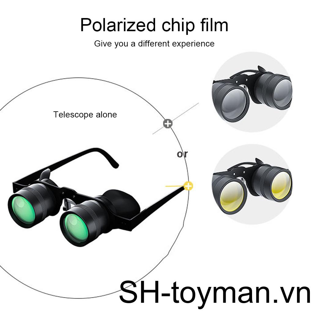 Kính Râm Phóng Đại Rảnh Tay Độ Nét Cao Hỗ Trợ Đi Câu Cá / Săn Bắn / Leo Núi Dành Cho Người Lớn