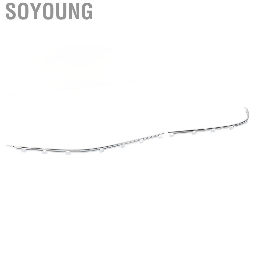 Soyoung Front Bumper Moulding Chrome Trim  Stylish Durable  Impact 51118226562 for 5 Series E39