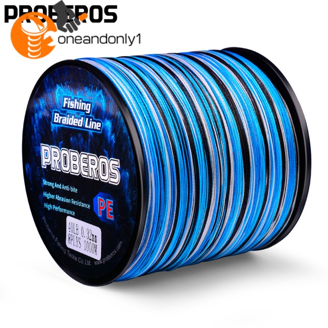 Cuộn Dây Câu Cá Bện 8 Sợi 300 / 500 / 1000 Mét 10-20 - 30-40 - 50-60 - 80-100lb Chất Lượng Cao