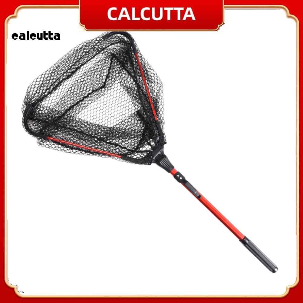 Vợt Bắt Cá Tay Cầm Bằng Hợp Kim Nhôm Có Thể Gấp Gọn Tiện Dụng