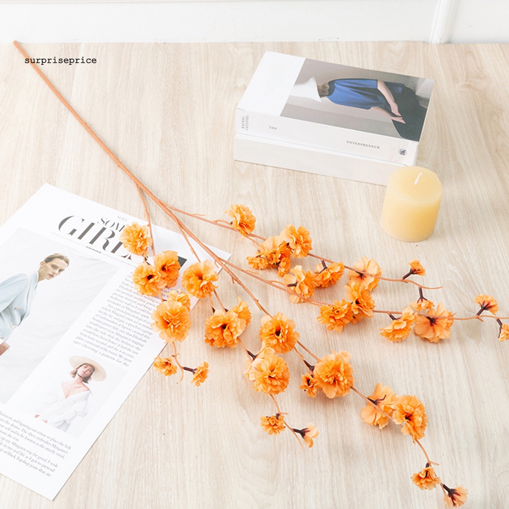 Bó Hoa Nhân Tạo Bằng Lụa Màu Sắc Tươi Sáng Đa Ứng Dụng Trang Trí Cho Tiệm SPA