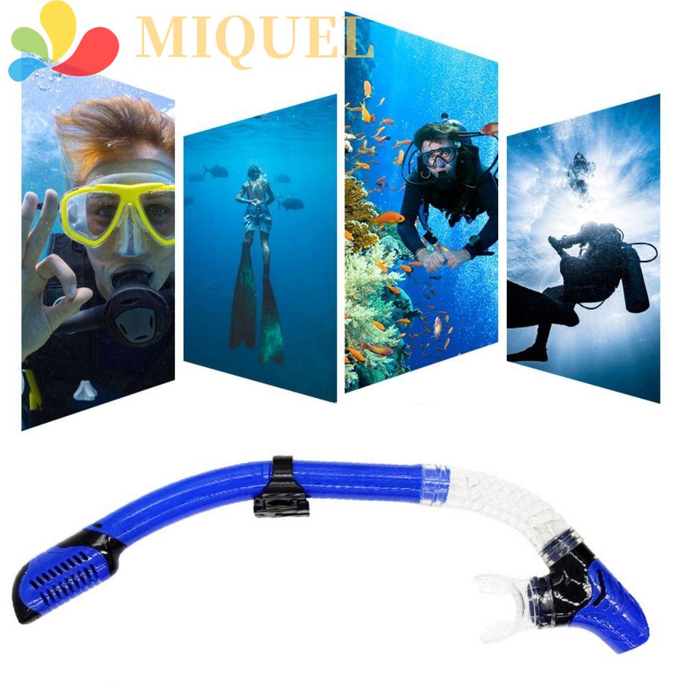 MIQUEL Ống Thở Lặn Bằng Silicone Chống Sương Mù Tiện Lợi Dành Cho Người Lớn Và Trẻ Em