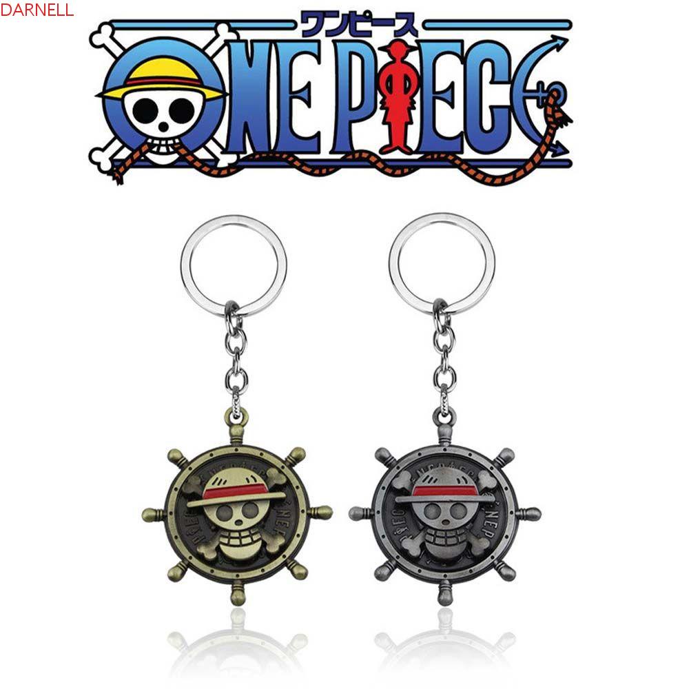 DARNELL Móc Khóa Hình Nhân Vật Hoạt Hình Luffy Dễ Thương