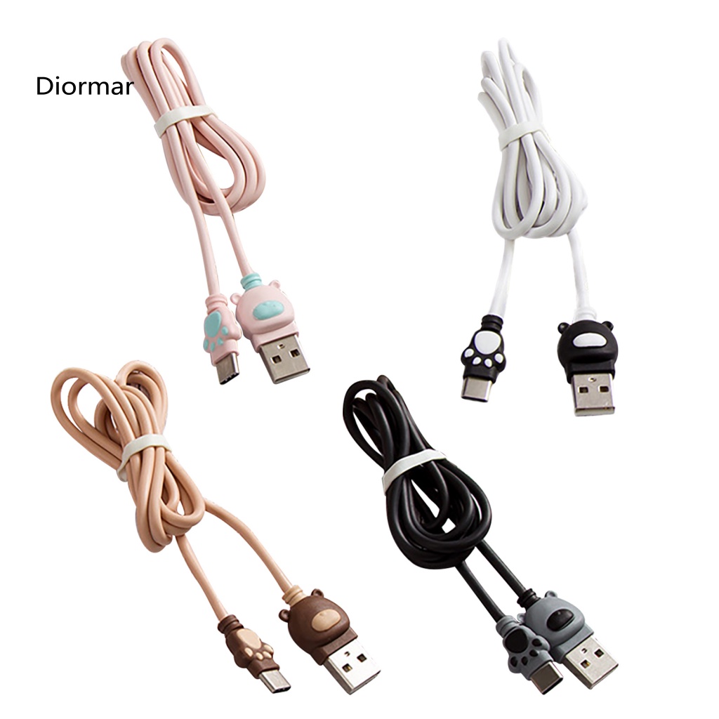 Dây Cáp Sạc Nhanh 21A Loại C Kiểu Dáng Hoạt Hình Dễ Thương Dành Cho Điện Thoại Di Động