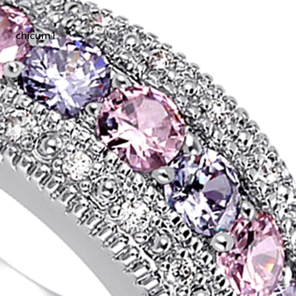 Nhẫn Hợp Kim Mạ Điện Đính Đá Pha Lê Nhân Tạo Thời Trang