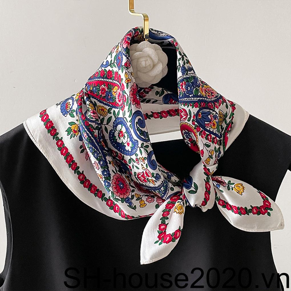 Khăn Choàng Cổ Vải Lụa Mulberry Mềm Mại Thân Thiện Với Da Tự Nhiên