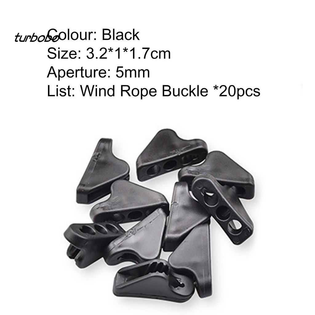 Set 20 Móc Khóa Dây Lều Hình Tam Giác Tiện Lợi