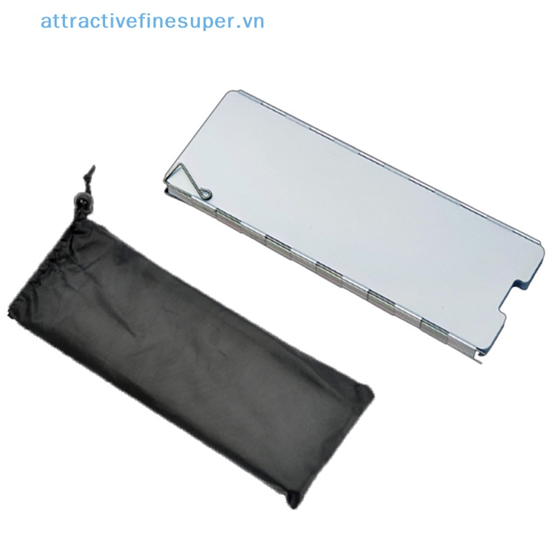 Set 10 Tấm Chắn Gió Cho Bếp Ga Có Thể Gấp Gọn Tiện Dụng Khi Đi Cắm Trại Hot!